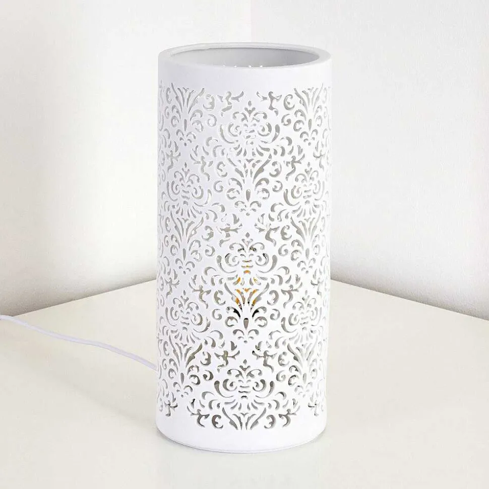 Lampe A Poser Aberjona Blanc, 1 Lumiere