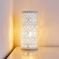 Lampe A Poser Aberjona Blanc, 1 Lumiere
