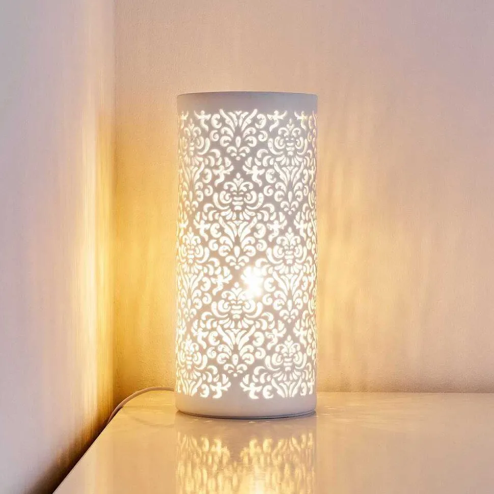 Lampe A Poser Aberjona Blanc, 1 Lumiere