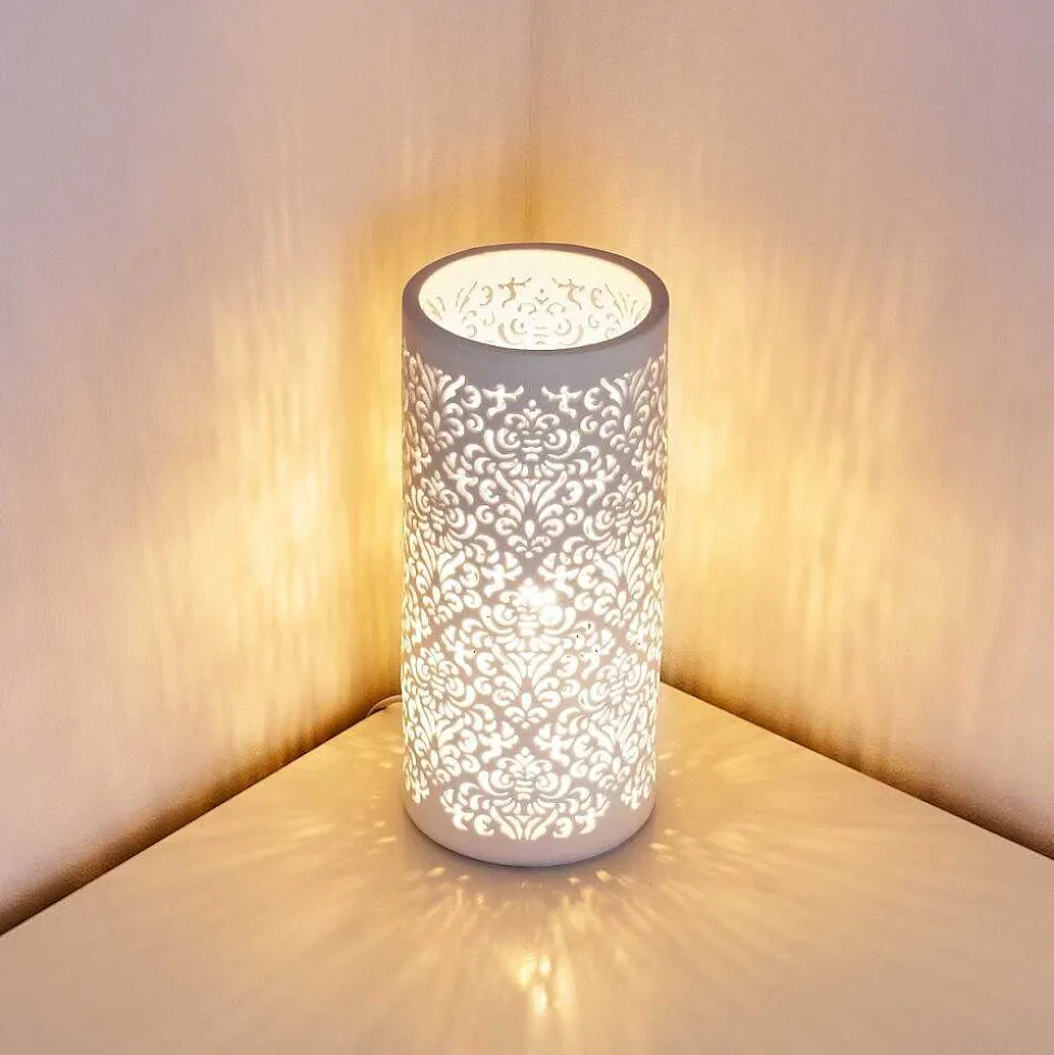 Lampe A Poser Aberjona Blanc, 1 Lumiere