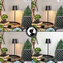 Lampe A Poser Allen Led Noir, 1 Lumiere