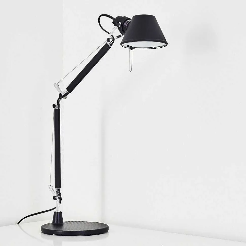 Lampe A Poser Artemide Tolomeo Micro Noir, 1 Lumiere