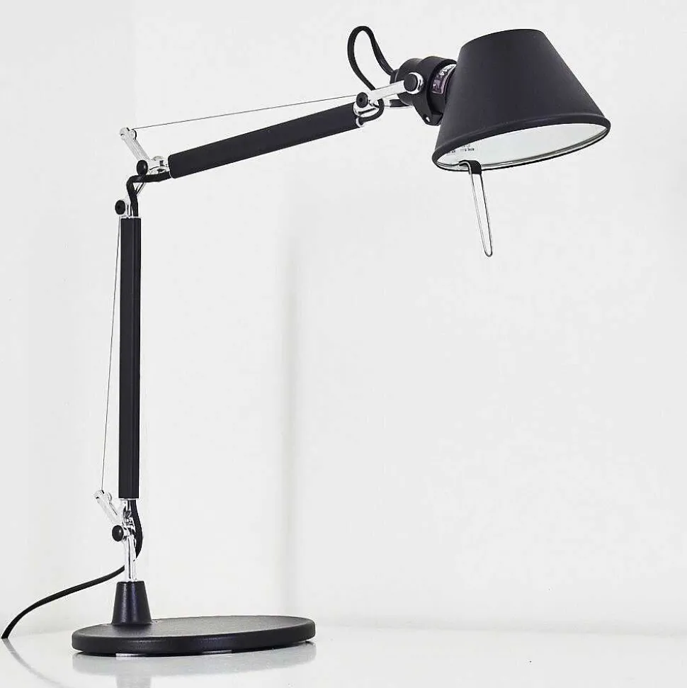 Lampe A Poser Artemide Tolomeo Micro Noir, 1 Lumiere