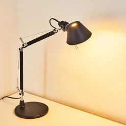 Lampe A Poser Artemide Tolomeo Micro Noir, 1 Lumiere