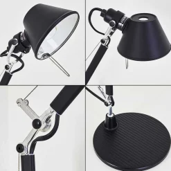 Lampe A Poser Artemide Tolomeo Micro Noir, 1 Lumiere