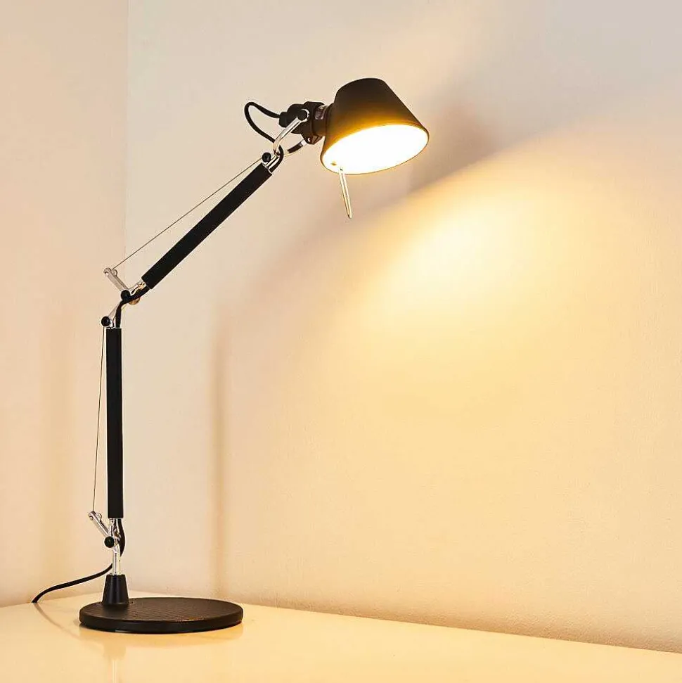 Lampe A Poser Artemide Tolomeo Micro Noir, 1 Lumiere