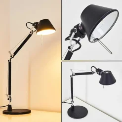 Lampe A Poser Artemide Tolomeo Micro Noir, 1 Lumiere