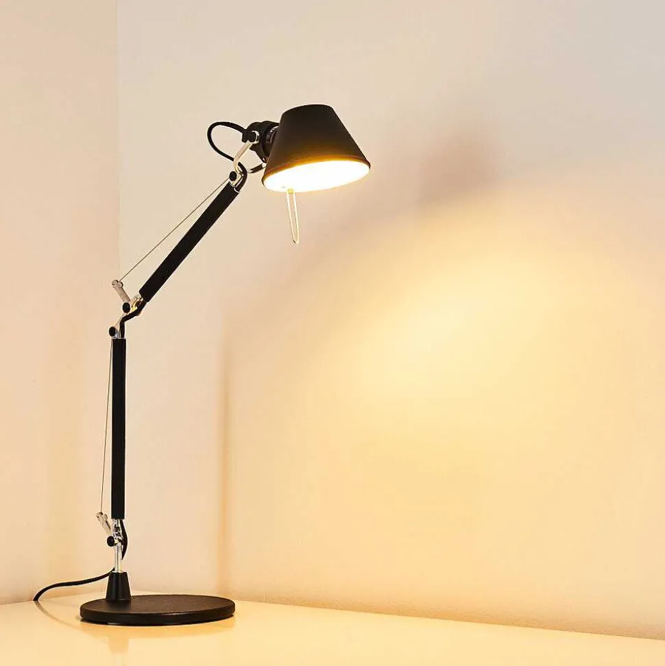 Lampe A Poser Artemide Tolomeo Micro Noir, 1 Lumiere