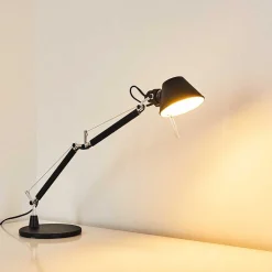 Lampe A Poser Artemide Tolomeo Micro Noir, 1 Lumiere