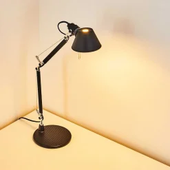 Lampe A Poser Artemide Tolomeo Micro Noir, 1 Lumiere