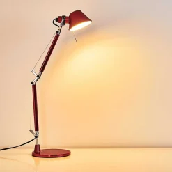 Lampe A Poser Artemide Tolomeo Micro Rouge, 1 Lumiere