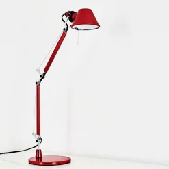 Lampe A Poser Artemide Tolomeo Micro Rouge, 1 Lumiere