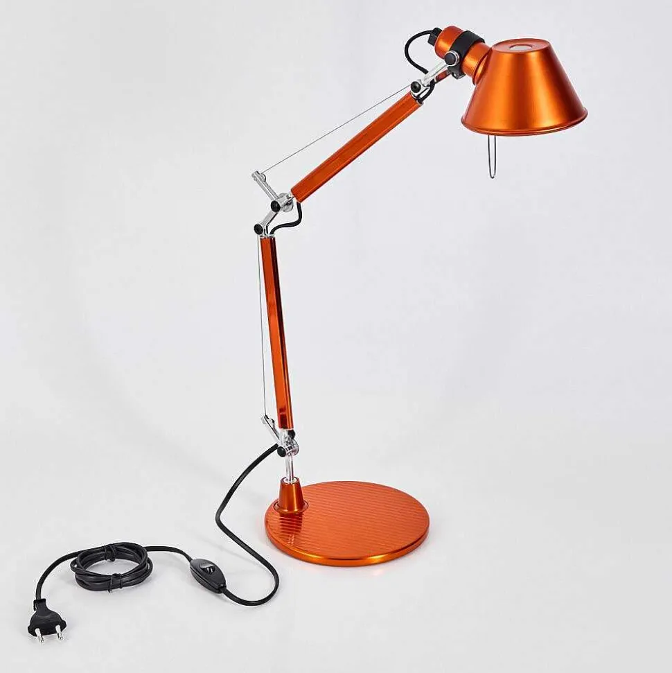 Lampe A Poser Artemide Tolomeo Micro Orange, 1 Lumiere