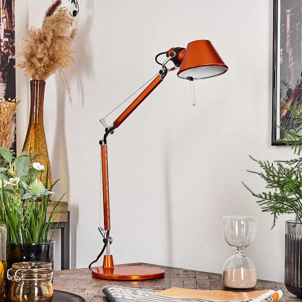 Lampe A Poser Artemide Tolomeo Micro Orange, 1 Lumiere