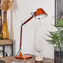 Lampe A Poser Artemide Tolomeo Micro Orange, 1 Lumiere