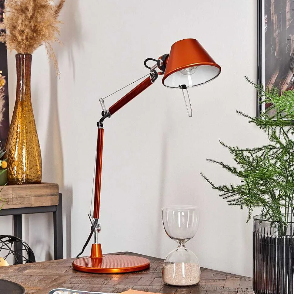 Lampe A Poser Artemide Tolomeo Micro Orange, 1 Lumiere