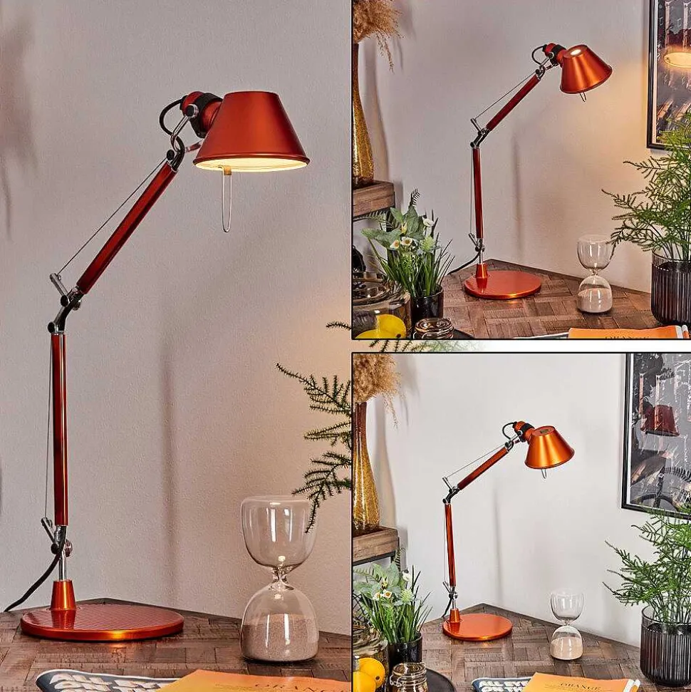 Lampe A Poser Artemide Tolomeo Micro Orange, 1 Lumiere