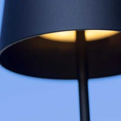 Lampe A Poser Brilliant Kaami Led Noir, 1 Lumiere