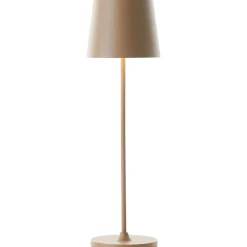 Lampe A Poser Brilliant Kaami Led Brun, 1 Lumiere