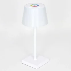 Lampe A Poser Burzaco Led Blanc, 1 Lumiere, Changeur De Couleurs