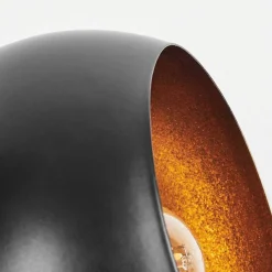 Lampe A Poser Hajo Noir Dore, 1 Lumiere