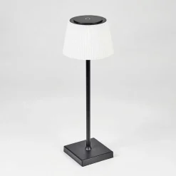 Lampe A Poser Longchamps Led Noir, 1 Lumiere