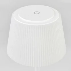 Lampe A Poser Longchamps Led Blanc, 1 Lumiere