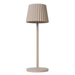 Lampe A Poser Lucide Justine Led Beige, 1 Lumiere