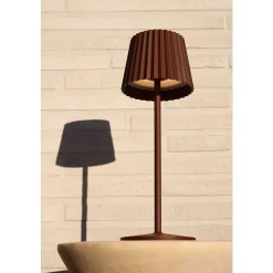 Lampe A Poser Lucide Justine Led Rouille, 1 Lumiere