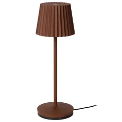 Lampe A Poser Lucide Justine Led Rouille, 1 Lumiere