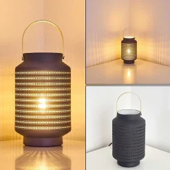 Lampe A Poser Nakajima Noir, Blanc, 1 Lumiere