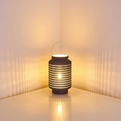 Lampe A Poser Nakajima Noir, Blanc, 1 Lumiere