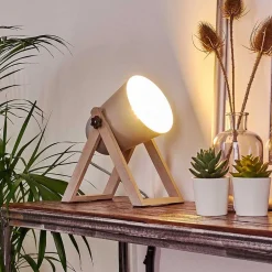 Lampe A Poser Novilly Bois Clair, 1 Lumiere