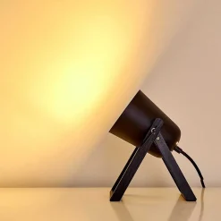 Lampe A Poser Novilly Noir, 1 Lumiere