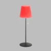 Lampe A Poser Schoner Wohnen-Kollektion Talent Led Anthracite, 1 Lumiere, Telecommandes, Changeur De Couleurs