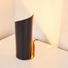 Lampe A Poser Yahuma Noir Dore, 1 Lumiere
