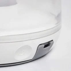 Lampe A Poser Yari Led Gris, Transparent, Blanc, 1 Lumiere, Telecommandes, Changeur De Couleurs