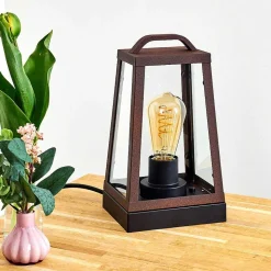 Lampe A Poser Zakopane Rouille, Noir, 1 Lumiere