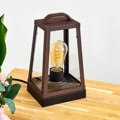 Lampe A Poser Zakopane Rouille, Noir, 1 Lumiere