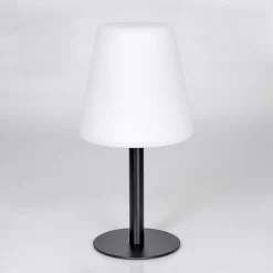 Lampe A Poser Zoume Solar Led Noir, 8 Lumieres, Changeur De Couleurs