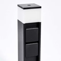 Lampe A Prise Electrique Papacal Led Noir, 1 Lumiere