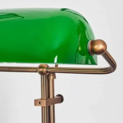 Lampe De Banquier Ragaz Bronze, 1 Lumiere