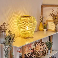 Lampe De Table Alavi Ecru, 1 Lumiere