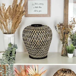 Lampe De Table Alavi Ecru, Noir, 1 Lumiere