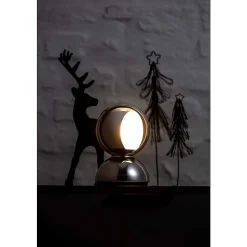 Lampe De Table Artemide Eclisse Argente, 1 Lumiere