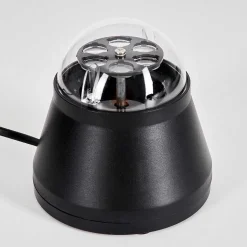 Lampe De Table Atabueira Led Noir, 1 Lumiere, Changeur De Couleurs