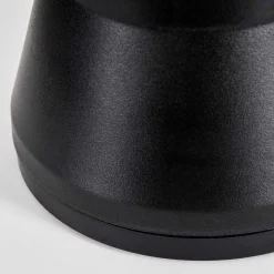 Lampe De Table Atabueira Led Noir, 1 Lumiere, Changeur De Couleurs