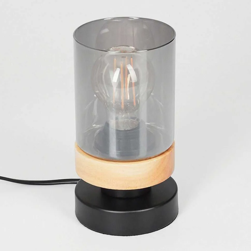 Lampe De Table Azinhalinho Ecru, Noir, 1 Lumiere