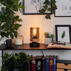 Lampe De Table Azinhalinho Ecru, Noir, 1 Lumiere