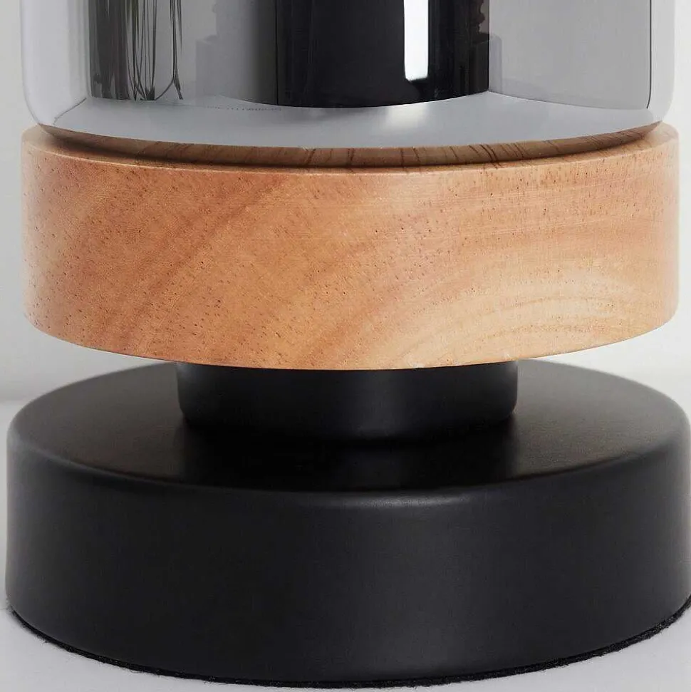 Lampe De Table Azinhalinho Ecru, Noir, 1 Lumiere